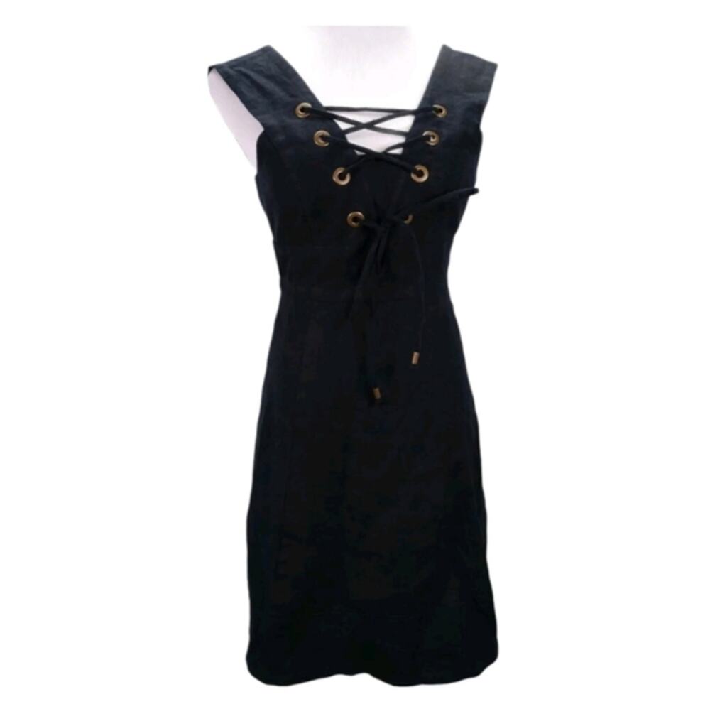 J.Crew Black‎ Linen Dress Size 0